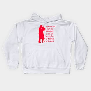 Real Love and Truth Kids Hoodie